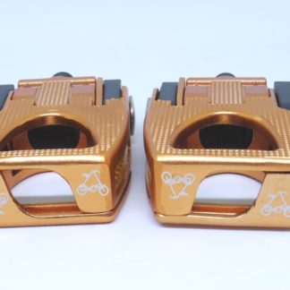 Koperkleurige aluminium STRIDA vouwpedalen - pedalen - ST-PDS-003 - trappers - vouwpedalen