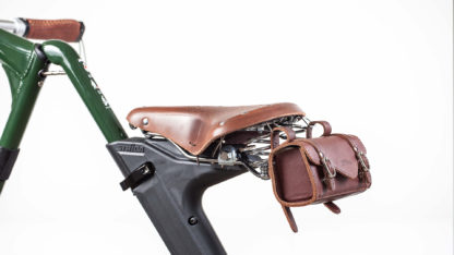 Brown leather STRIDA saddle - Bike seat - ST-SDL-003 - strida