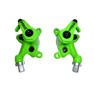 Neon green colored STRIDA disc brake clamps - 240 340-04-neon green - Brake clamp - Brakes