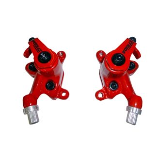 Rood gekleurde STRIDA remklauwen - 240 340-04-red - remklauw - remmen