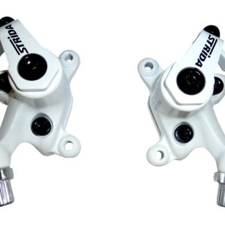 White colored STRIDA disc brake clamps - 240 340-04-white - Brake clamp - Brakes
