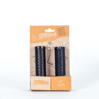 Black leather STRIDA handlebar grips - Color - en - ST-GP-005 - strida