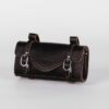 Leder-Satteltasche, schwarz – für STRIDA