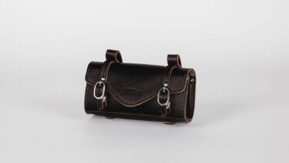 Zwart leren STRIDA zadeltas - ST-SB-009 - strida - tas - zadeltas