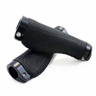 Black leather Comfort STRIDA handlebar grips - black - Color - leather - ST-GP-004
