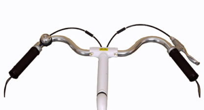 STRIDA M-guidon (guidon moustache) Kit comprenant poignées en cuir noir, leviers de frein en aluminium et câbles de frein - Guidons M (Moustache) - Guidons set - ST-MHB-002