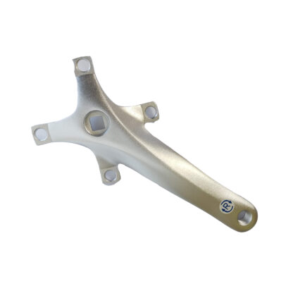 Manivelle couleur alu droite - 128-01 - couleur argent - Manivelle de vélo - strida