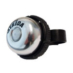 Silver STRIDA bike bell - Bicycle bell - Safety