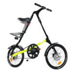 STRIDA EVO 3S Black Neon - 18 inch - bike - Buy foldable bikes - Buy folding bicycle - Buy folding bike - Buy folding bikes - buying - collapsible bike - Design bike - Design folding bike - evo 3s - foldable bike - Folding bicycle - Folding bike - Folding bike shop - Folding bikes - for sale - Lightweight - new - shop - strida - Strida design folding bike - Sturmey archer - Three speed - Triangular - Triangular folding bike - Triangular shaped - unique folding bike