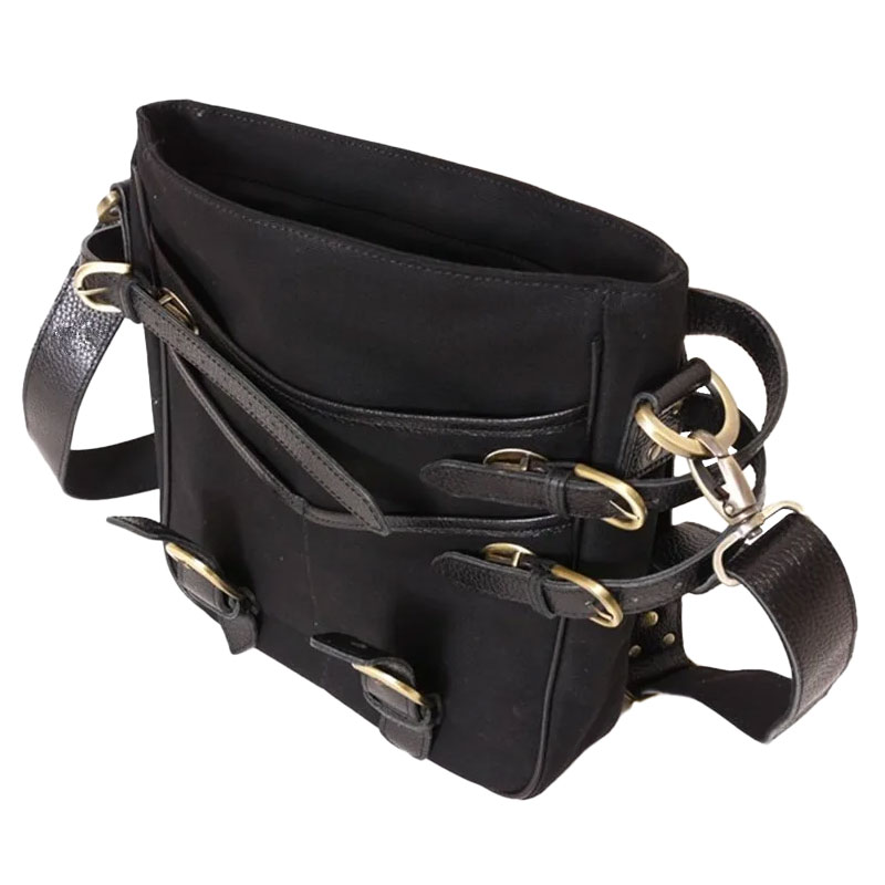 Frame bag leather and canvas – for STRIDA - Image 2