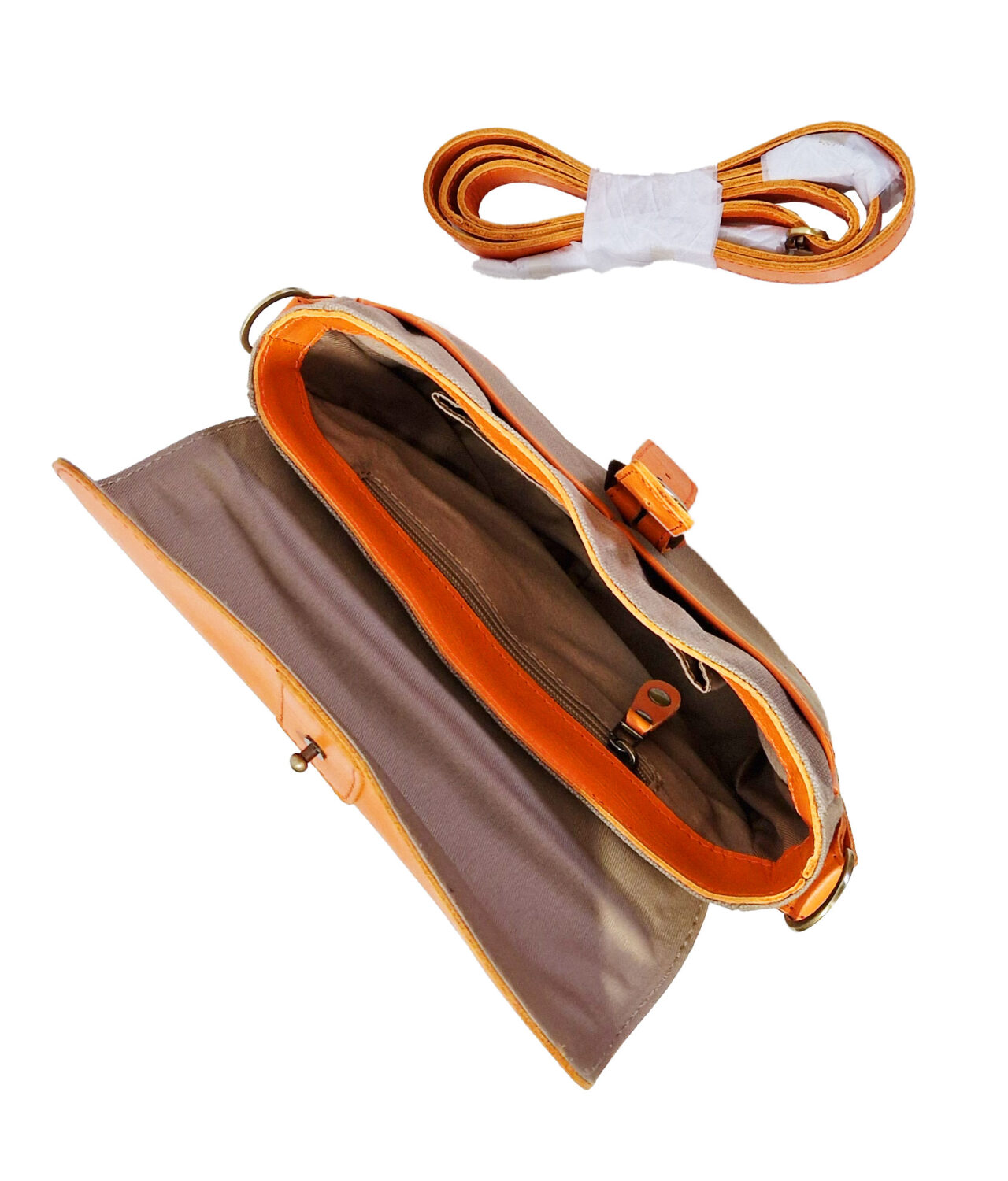 Leather handlebar bag – for STRIDA - Image 6