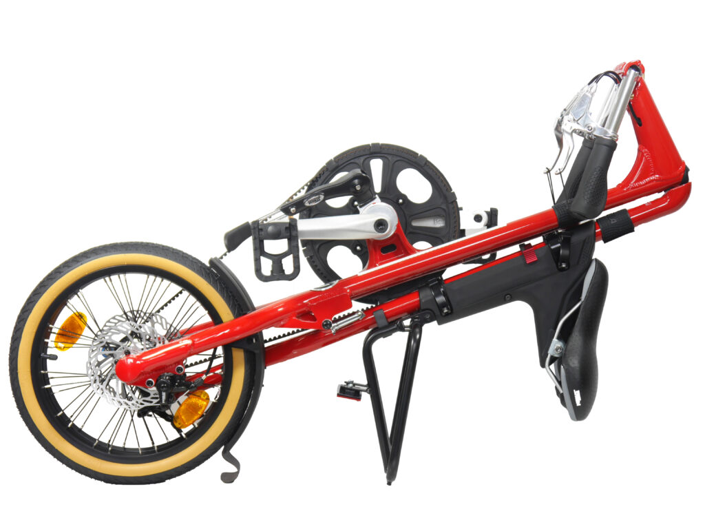 STRIDA pliée, vue de côté