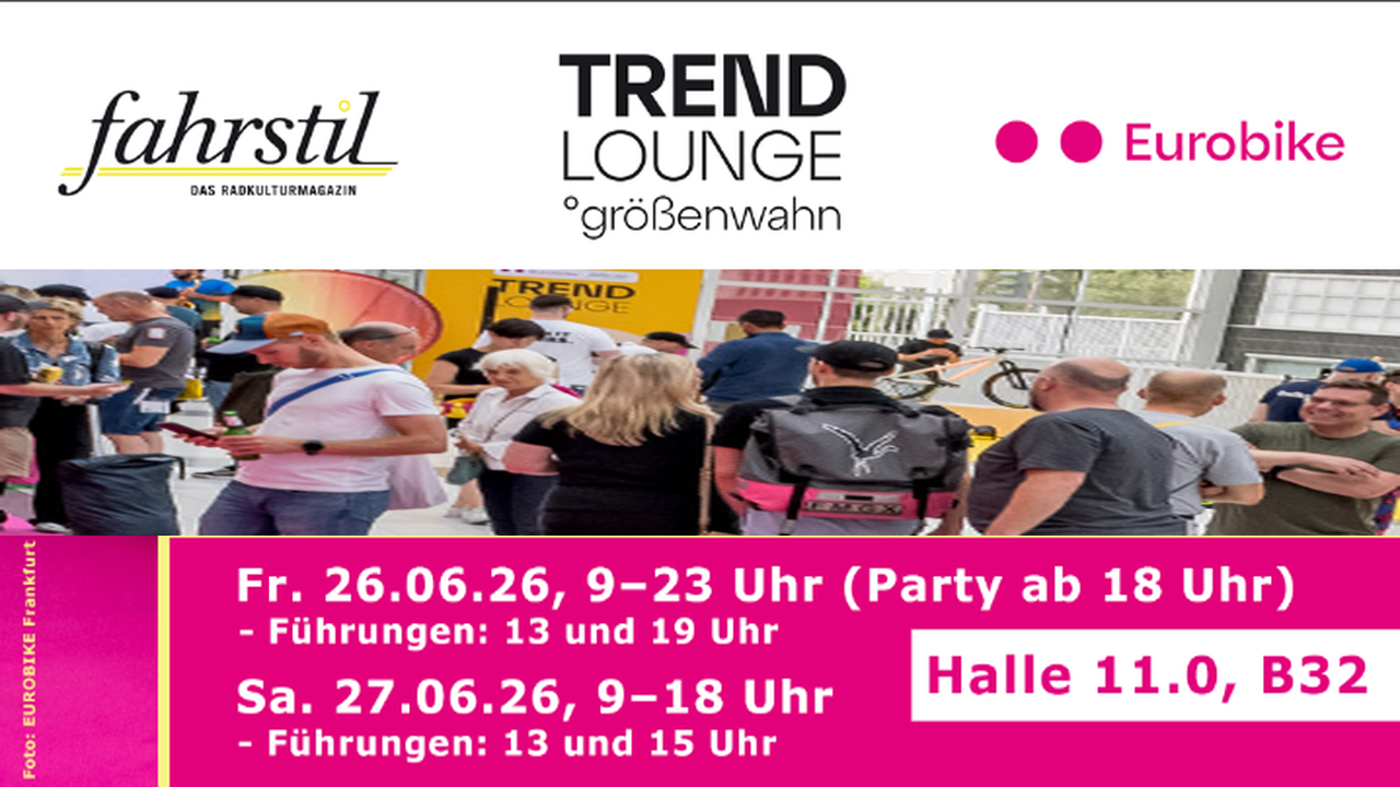 STRIDA doet mee aan de Eurobike fahrstil Trendlounge 2026 STRIDA doet mee aan de Eurobike fahrstil Trendlounge 2026